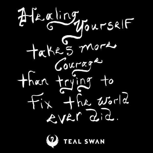 Healing Yourself Quote - Art Print