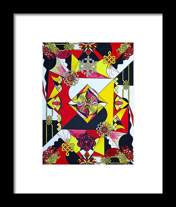 Vzájemná závislost - zarámovaný tisk