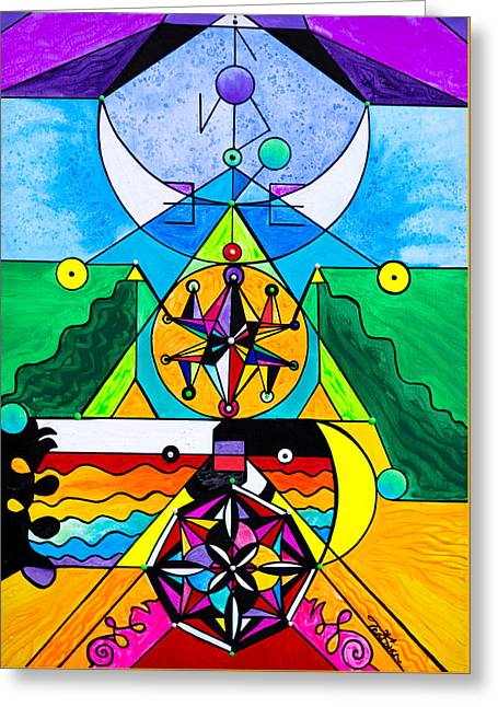 Manifestation Lightwork Model - Greeting Card