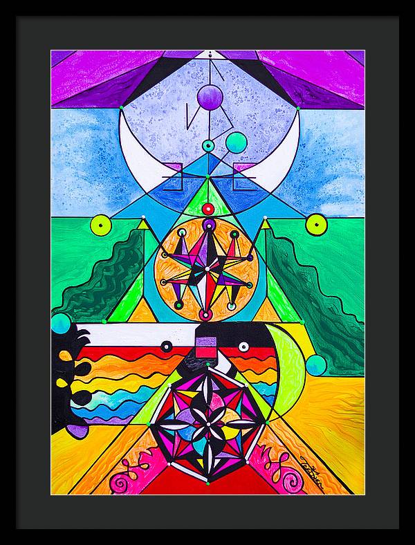 Manifestation Lightwork Model - Framed Print