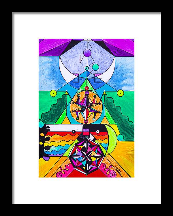 Manifestation Lightwork Model - Framed Print