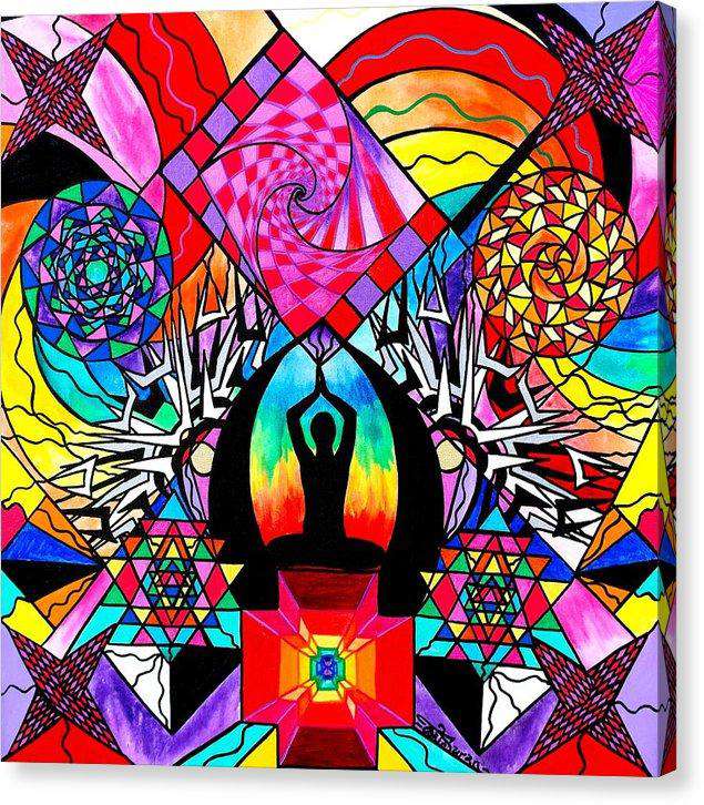 Podpora na meditaci --Canvas Print