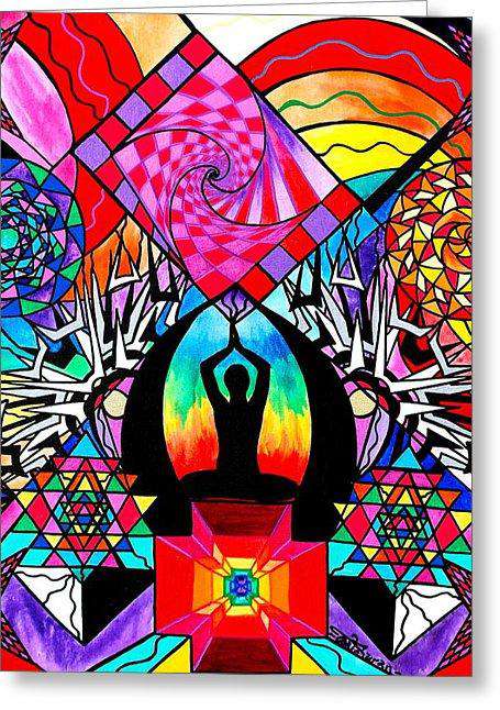 Meditace Aid --Greeting Card