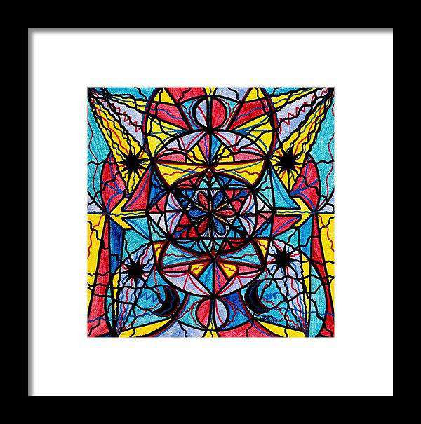 Otevřeno radosti z toho, že jste zde - zarámovaný tisk