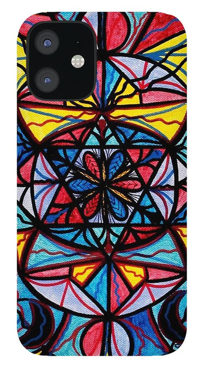 Open to the Joy of Being Here - Phone Case