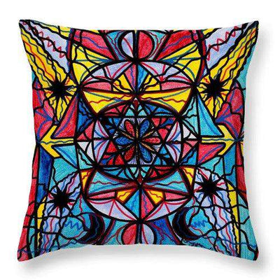 Open To The Joy Of Being Here - Throw Pillow