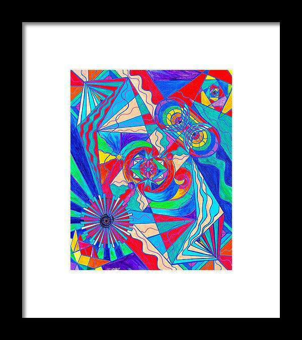 Pleiadian Restore Harmony Light Work Model - Framed Print