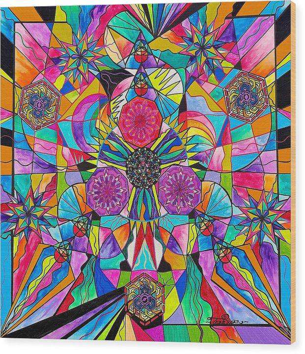 Pozitivní záměr - Wood Print