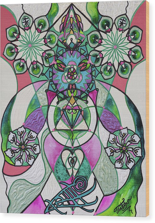 Quan Yin Consciousness - Wood Print