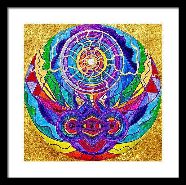 Raise Your Vibration - Framed Print