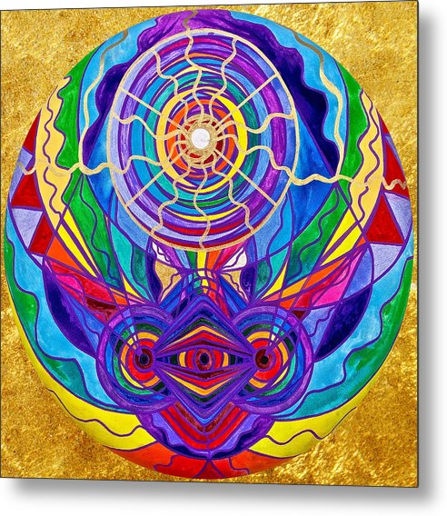 Raise Your Vibration - Metal Print