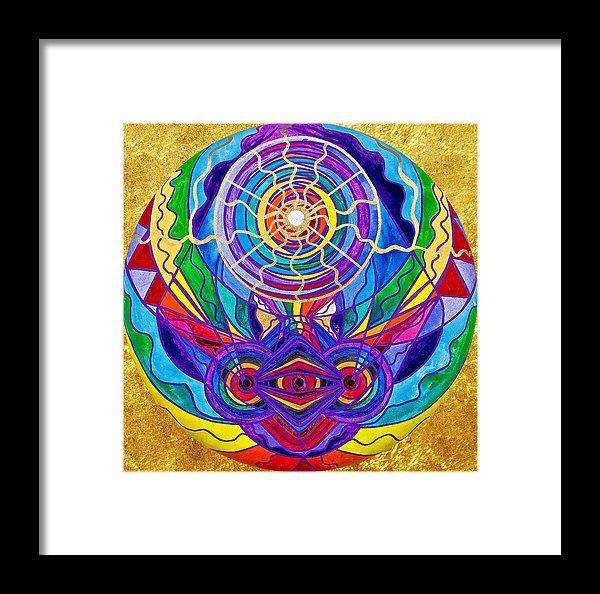 Zvedněte vibrace - zarámovaný tisk