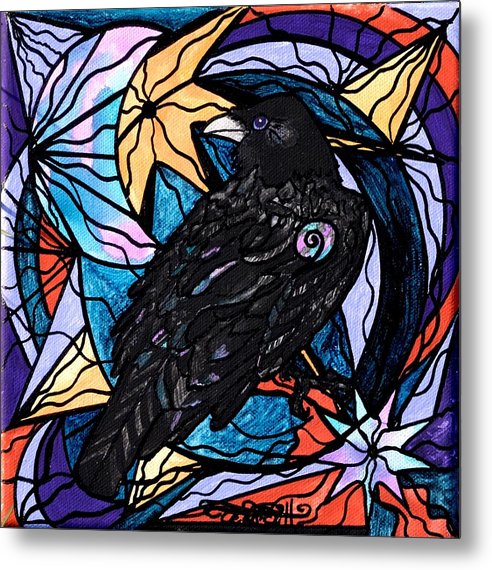 Raven - Metal Print