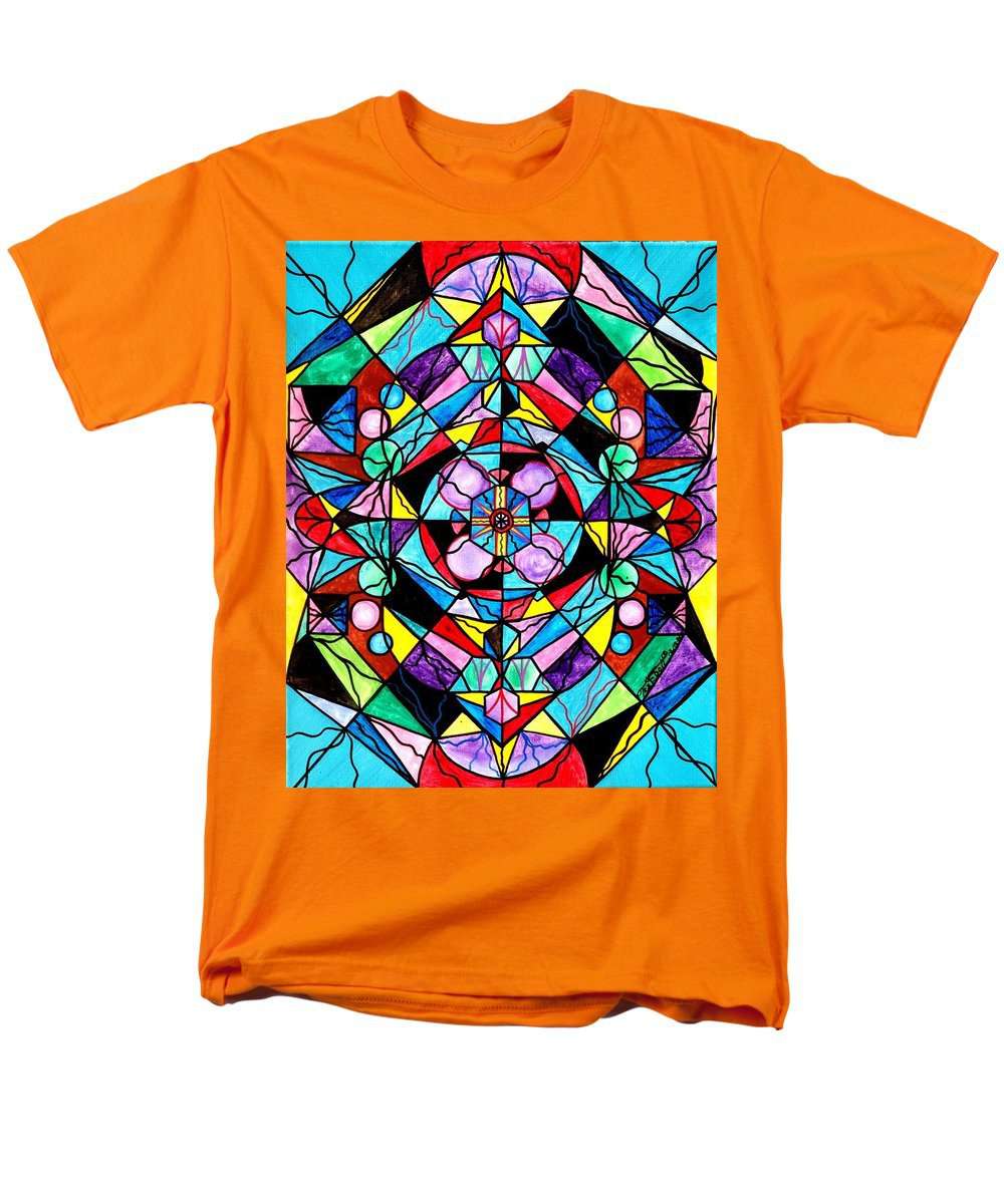 Sacred Geometry Grid-Men ' S T-Shirt (Regular Fit)