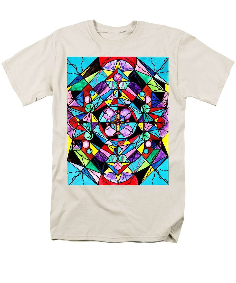 Sacred Geometry Grid-Men ' S T-Shirt (Regular Fit)