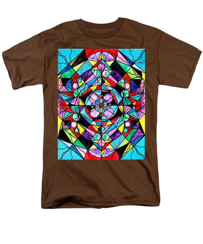 Sacred Geometry Grid-Men ' S T-Shirt (Regular Fit)