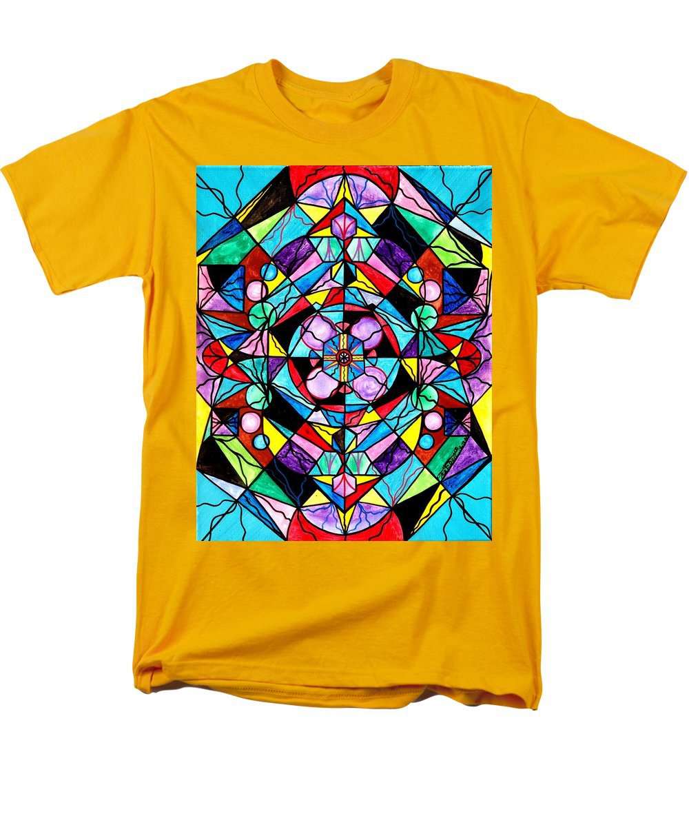 Sacred Geometry Grid-Men ' S T-Shirt (Regular Fit)