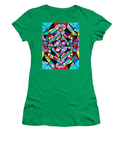 Posvátná geometrie Grid - Dámské tričko