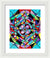 Sacred Geometry Grid - Framed Print