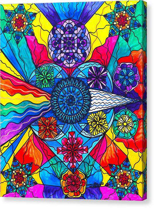 Mluvte ze srdce - tisk na plátně