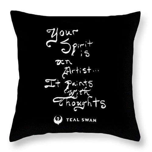 Spirit Is Quote - Throw Pillow