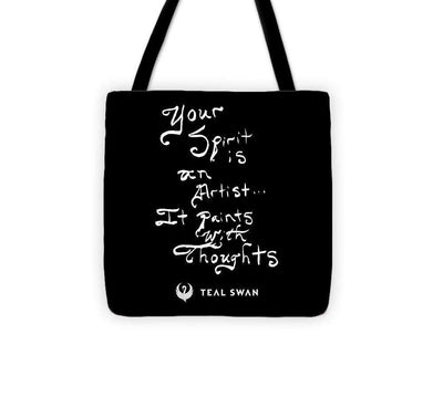 Spirit Is Quote - Tote Bag
