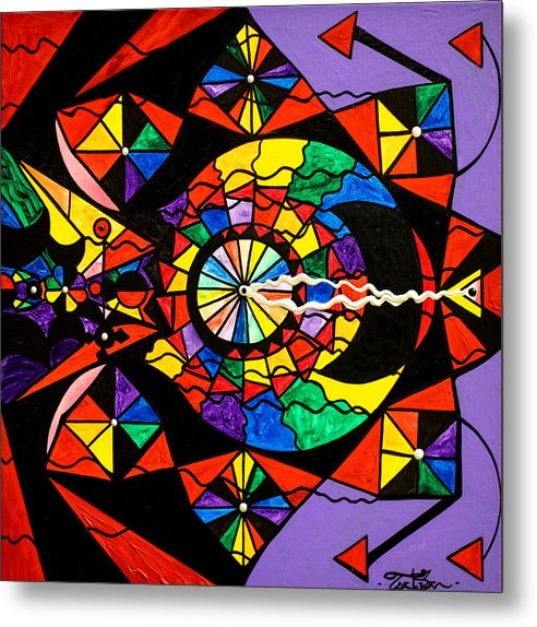 Stand For What You Believe In Frequency - Metal Print