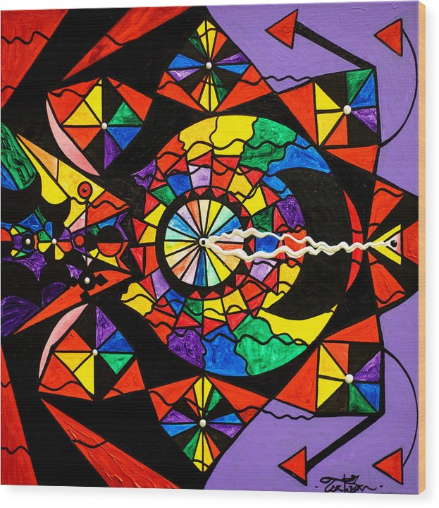 Stand For What You Believe In Frequency - Wood Print