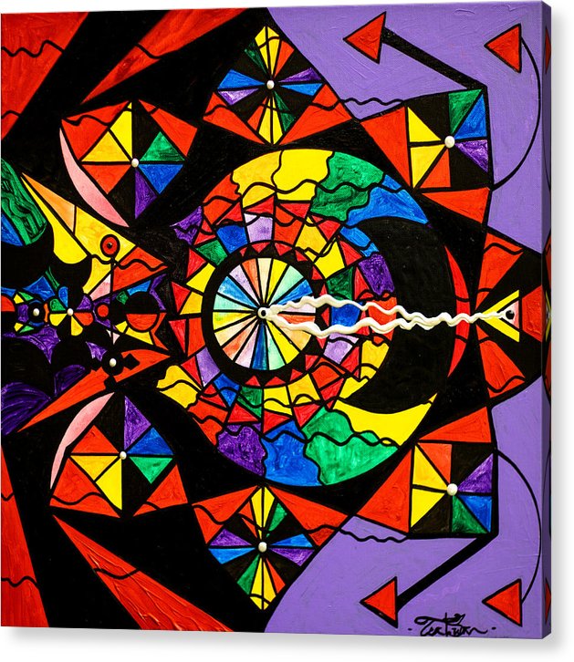 Stand For What You Believe In Frequency - Acrylic Print