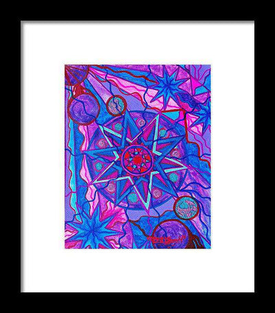 Star Of Joy - Framed Print