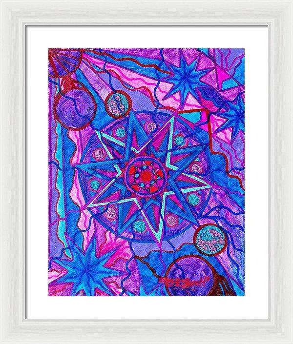 Star Of Joy - Framed Print