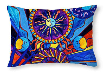 Sun And Moon - Throw Pillow