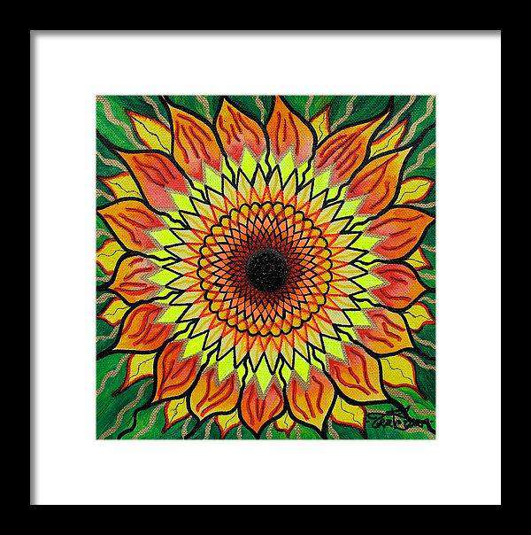 Sunflower - Framed Print