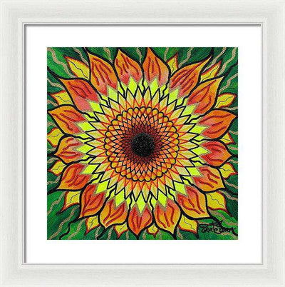 Sunflower - Framed Print