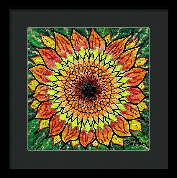 Sunflower - Framed Print