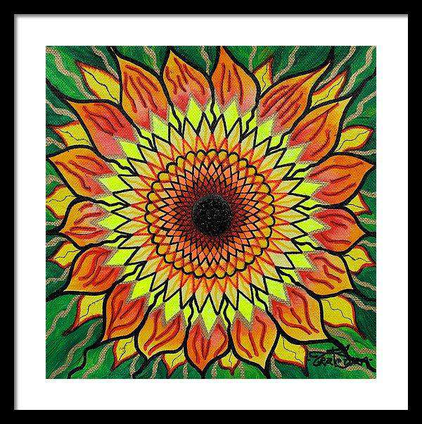 Sunflower - Framed Print