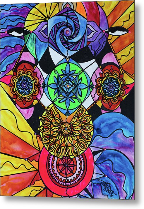 The Alignment Grid - Metal Print