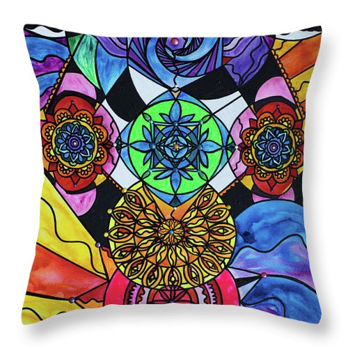 The Alignment Grid - Throw Pillow