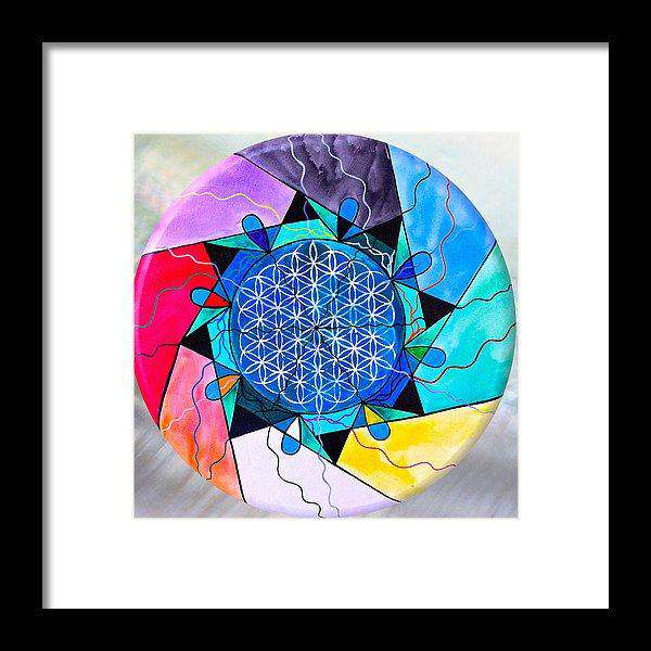 The Flower Of Life - Framed Print