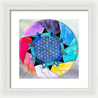 The Flower Of Life - Framed Print