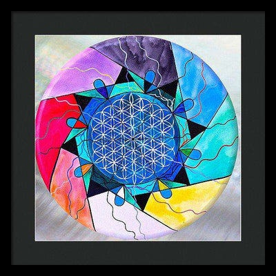 The Flower Of Life - Framed Print