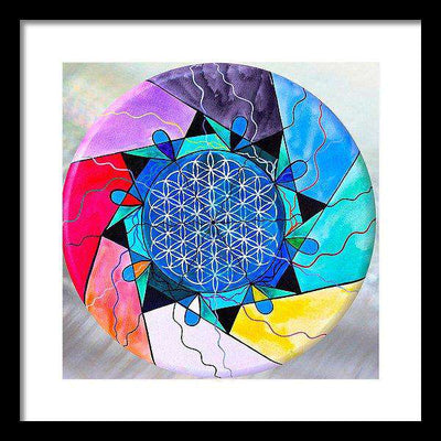 The Flower Of Life - Framed Print