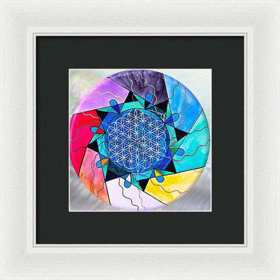 The Flower Of Life - Framed Print