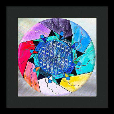 The Flower Of Life - Framed Print