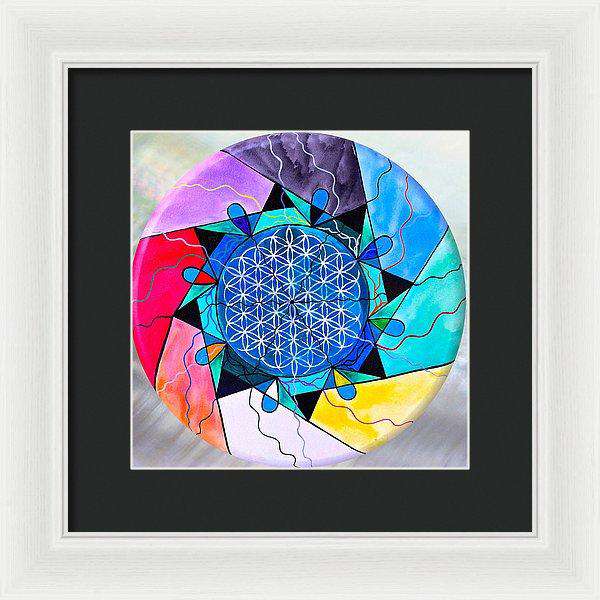 The Flower Of Life - Framed Print