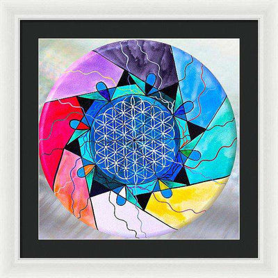 The Flower Of Life - Framed Print