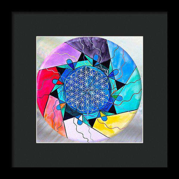 The Flower Of Life - Framed Print