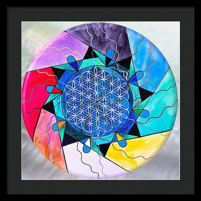 The Flower Of Life - Framed Print