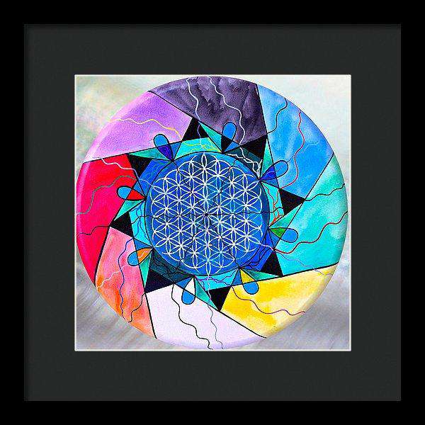 The Flower Of Life - Framed Print