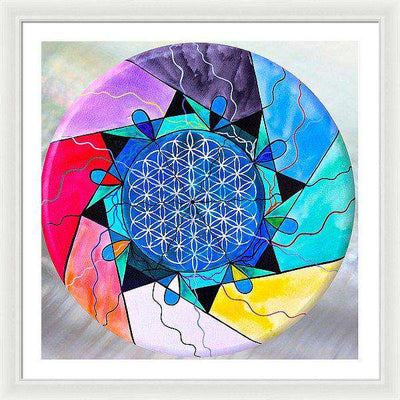 The Flower Of Life - Framed Print